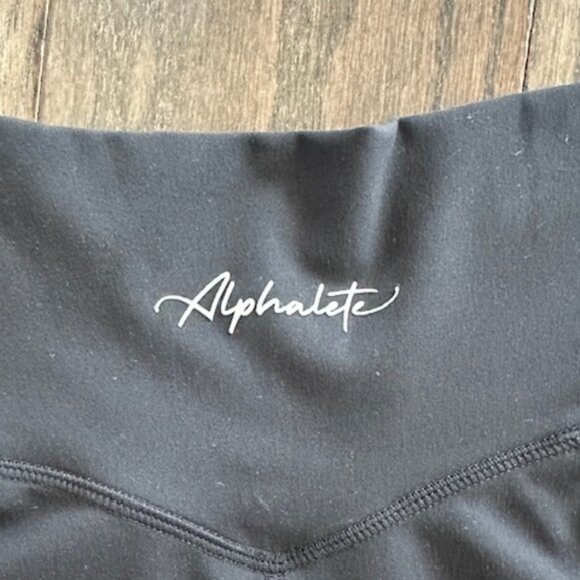 Alphalete Black Leggings. Size M. See pics for measurements. These particular Al - Picture 7 of 14
